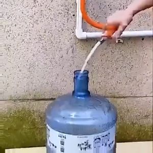 (HW023 )- 20/30/50cm Faucet Extension Hose Rotatable Bending Water Faucet Tube Hose Extender Adapter
