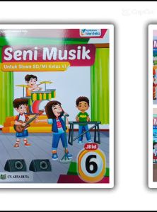 Original Buku Seni Musik Kelas 6 SD Kurikulum Merdeka CV. Arya Duta