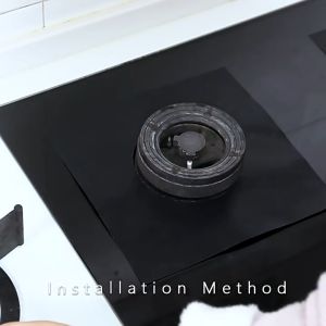 [SG Seller] 2pcs Stove Burner Cover/Non-stick Reusable Gas Stovetop/Burner Liner Protector Heat Resistant