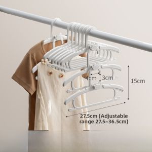 Lazy Corner Childrens Clothes Hanger Baby Infant Newborn Special Young Kids Stretchable Drying Hanging Home Use Clothes Peg