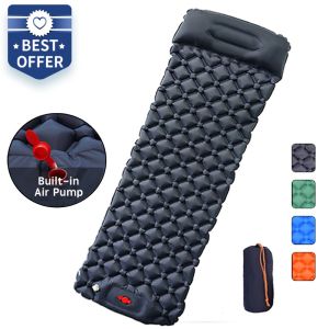 Kasur Matras Angin Inflatable Bed Sleeping Bag Pompa Built-In