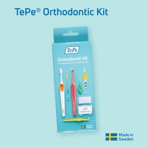 ชุดทำความสะอาดฟัน สำหรับคนจัดฟันโดยเฉพาะ TePe® Orthodontic Kit