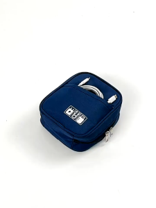 MLADEN Portable USB Cable & Charger Storage Bag Travel Portable Multi-Functional Gadget Organizer Case