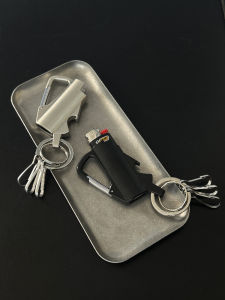 High-End Multi-Functional Metal Keychain Trendy Waist Hanging Ornament Original Bag Hanging Accessory Niche Key Accessory