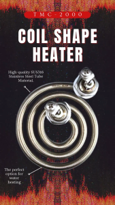 THEMCO SUS316 COIL SHAPE WATER HEATER ELEMENT/ WATER URN HEATER ELEMENT/TMC3000