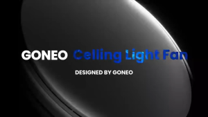 【GONEO】70W Bladeless Ceiling Fan Light | Silent LED Ceiling Light | 3000K/4000K/5700K 无叶风扇灯
