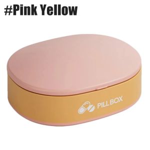 Travel Pill Organizer 6 Compartments Portable Pill Case Small Pill Box for Pocket Purse Portable Medicine Vitamin Container