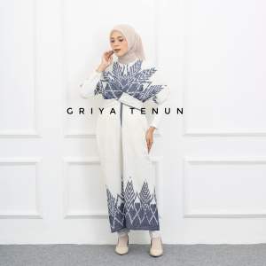 RAISA DRESS WHITE GRACIA - DRESS TENUN - KEMEJA FORMAL - COUPLE TENUN