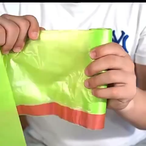 Scented Drawstring Garbage Bag Rose Lavender Fragrance Closing The Mouth Trash Bags 2 rolls total 30pcs