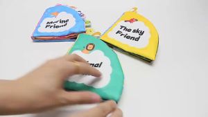 Babys First Enlightenment Book Busy Book for Kids 1-3 years Early Learning cloth Book Montessori Book Quite Book