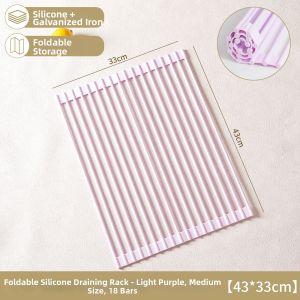 SIYUE | Foldable Silicone Drying Rack Water Drainer