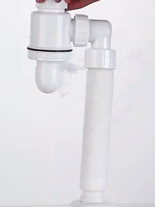 ống thoát nước chậu rửa/Bộ ống thoát nước kèm bộ xả và lỗ thoát nước thiết kế chống mùi ngăn ngừa côn trùng xâm nhập  dễ dàng vệ sinh không bị rò rỉ