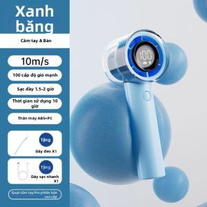Philips | Quạt Cầm Tay Bàn Turbo Yên Tĩnh Di Động