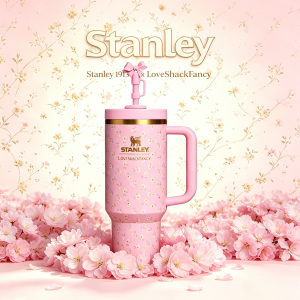 Stanley 1913 x LoveShackFancy Quencher® H2.0 FlowState™ Tumbler - Polaroid Rose