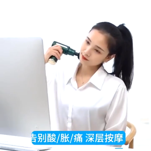 ⚡️SG SELLER⚡️ Mini Handheld Massage Gun – Deep Tissue 6 Speeds 4 Heads Cordless Type-C Charging Travel-Friendly