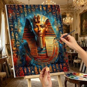 Tranh Vẽ Theo Số Theo Phong Cách Pharaoh Dành Cho Người Lớn Bộ Dụng Cụ Vẽ Tranh Sơn Dầu Tự Làm