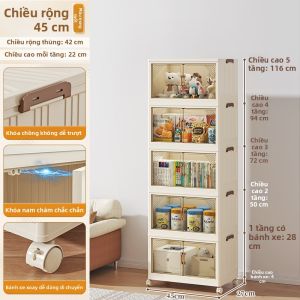 XINGYOU | Tủ Lưu Trữ Gấp Không Cần Lắp Đặt