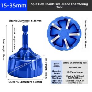 DAIENGONGJU | Burr and Chamfer Removal Tool for Screws Bolts