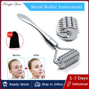 Hengfa Lina Stainless Steel Pointed Roller Spatula Massage Ball Stone Face Roller Massager face lifting Neck Facial Beauty Skin Care Tool