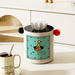 Hộp Đựng Khăn Giấy Cầm Tay Văn Phòng Hộp Đựng Giấy Vệ Sinh Để Bàn Hộp Đựng Giấy Lăn Hình Tròn Hộp Đựng Đồ Dùng Văn Phòng Phẩm