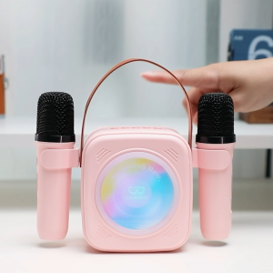 Loa bluetooth mini karaoke GOOJODOQ kèm mic Không dây Bass cực mạnh 20W- Bảo hành chính hãng