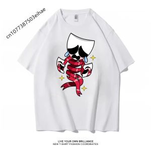 Bandai | The Amazing Circus Jax TADC Men T Shirt Amazing Tees Short Sleeve O Neck T-Shirts Pure Cotton Summer Clothing