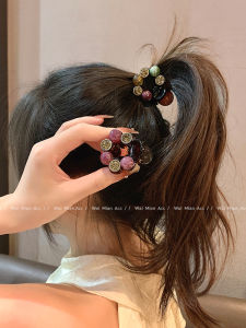 2025 New High-End Diamond Embedded Hair Clip Womens Korean Style Fixed Hair Accessories Half-Up Bun Hair Grips Fashionable Jewelry