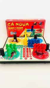 [CÓ NAM CHÂM - HÀNG VN] Đồ chơi cờ cá ngựa hít nam châm giải trí loại tốt đồ chơi năm mới boardgame trí tuệ