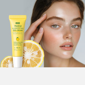 LAIKOU YUZU ครีมบํารุงรอบดวงตา Anti Dark Circle Eye กระเป๋าครีมกําจัดริ้วรอยเซรั่ม Eyes Firming Skin Care สุขภาพความงาม 15g