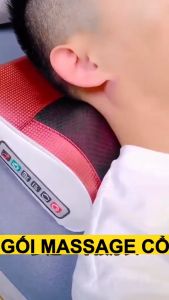 Gối Massage Hồng Ngoại 20 Bi Nhật Bản Thông Minh Đa Năng Cao Cấp Mát Xa Cổ Lưng Vai Gáy Giảm Đau Nhức Hiệu Quả