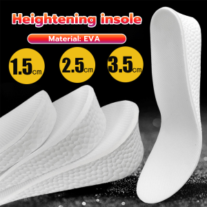 MaxPlus 1.5 cm - 3.5 cm Height Increasing Sports Insoles High Elastic Breathable Orthopedic Shoes Pads