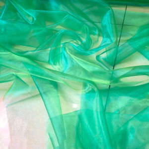 100X150 ซม.สีสัน 2 สี Gradient Organza ตาข่ายผ้าสําหรับผู้หญิงเย็บชุดแต่งงานสิ่งทอหน้าแรก Patchwork ผ้าวัสดุ