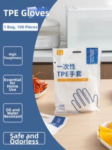 MEIDI | Food Grade Thickened Transparent Wear-Resistant Disposable Gloves