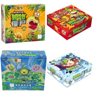 Original Box Plants Vs. Zombies PVZ Game Battle Card AR UR SSR Nature Trip Time Traveler Birthday Collectible Children Gift