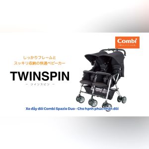 Xe đẩy đôi Combi Spazio Duo
