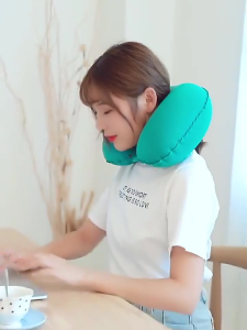 Inflatable Pillow Camping Travel Neck Pillow Air Pillow Multifunction Portable Pillow Home Work Camp