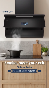 [NEW / BUNDLE DEALS] FUJIOH - 896mm Slanted Cooker Hood with SmartSync System [FR-SW2590 V] + 2/3 Burners Gas Hob with Timer [FH-GS7120 / 7130 FGBK] OR 2/3 Zones Hybrid Hob [FH-IC7020 / 7030]