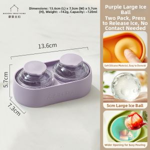MODERN SWEETHOME | Large Whiskey Ice Ball Maker