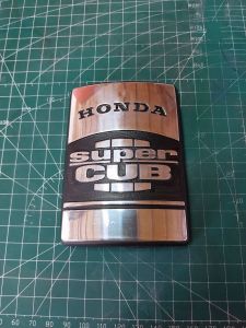 โลโก้บังแตร SUPER CUB ไฟเหลี่ยม มอเตอร์ไซค์ MOTORCYCLE (v2)