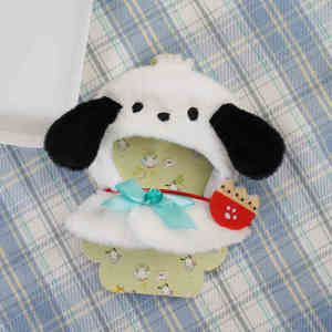 New Hot Labubu Cape Skirt Suit Sitting Party Labubu Hello Kitty Clothes The Monsters Vinyl Dolls Outfit Clothing Hat Accessories