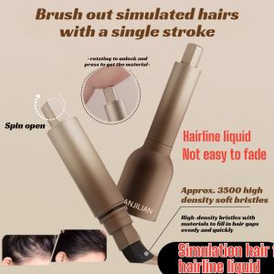 [Modift Face Shape / Full Forehead] Waterproof And Sweat-proof Hairline Liquid Natural Simulation Hairline Lotus Liquid Hairline Liquid Hairline Powder Waterproof/防水防汗不掉色发际线液