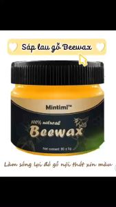 Sáp Ong Đánh Bóng Gỗ Tự Nhiên BeeWax | Chăm Sóc Đồ Gỗ Gia Đình Làm Bóng Bàn Ghế Gỗ Hằng Ngày
