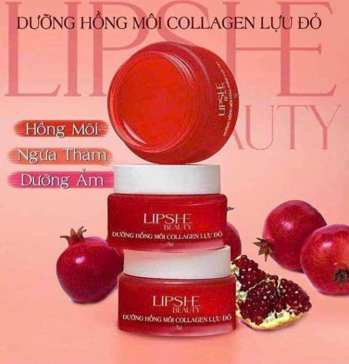 Dưỡng Hồng Môi 👄 Collagen Lựu Đỏ | Lazada