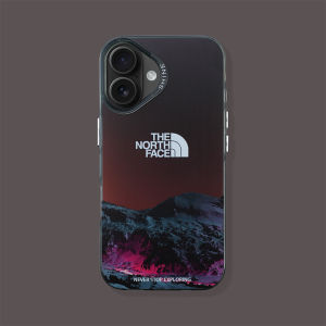 Fashionable Magnetic Snow Mountain Phone Case Outdoor Climbing Protective Shell for 14Pro 16Promax Matte Anti-Fall