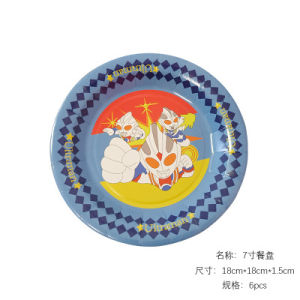 Chủ Đề Ultraman Đồ Dùng Tiệc Sinh Nhật Đồ Ăn Dùng Một Lần Mũ Bé Trai Một Tuổi Trang Trí一次性餐具生日帽装饰布置