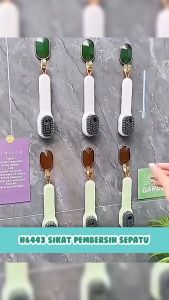 Bayar Di Tempat - Sikat Pembersih Serbaguna 2 in 1 & Dispenser Sabun untuk Sepatu & Kamar Mandi