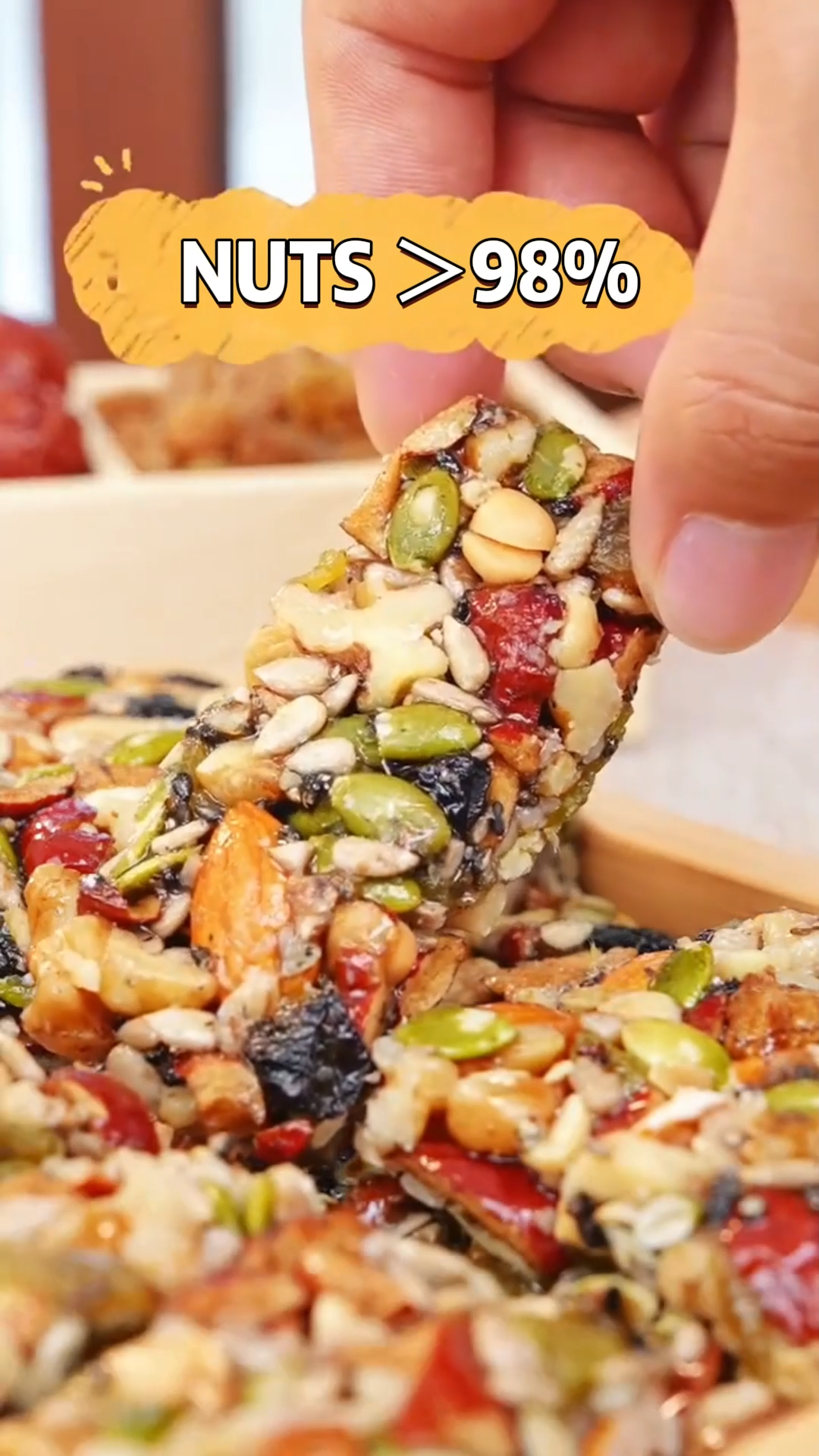 MIxed nuts cake 1250g healthy snacks mix nuts and almond/walnuts/fruits dried/pumpkin seeds Granola bar