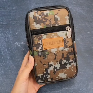 จัดส่งเร็ว1-2วัน กระเป๋าผ้าคาดเอวใส่มือถือ สอดเข็มขัดแบบ 3 ช่อง ขนาด 4x7 นิ้ว รุ่นพกง่าย ใส่ได้เยอะ ไม่หนาเทอะทะ แยกเก็บของได้เป็นสัดส่วน ใส่มือถือได้ถึง 7 นิ้ว