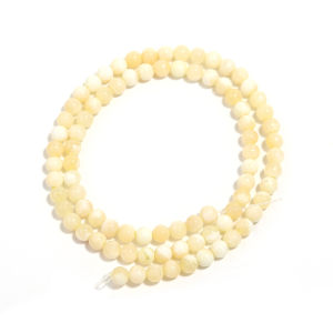 1 Strand 4/6/8/10/12mm Natural Stone Yellow Jade Beads Round Loose Spacer Gem Bead For DIY Bracelet Necklace Jewelry Accessories
