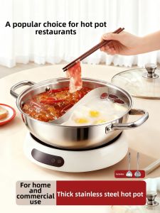 HANXIAO | Stainless Steel Dual-purpose Hot Pot